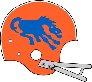 Denver Broncos 1962 Helmet Logo iron on paper